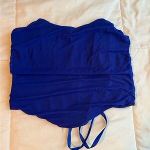SHEIN Royal Blue Crop Top